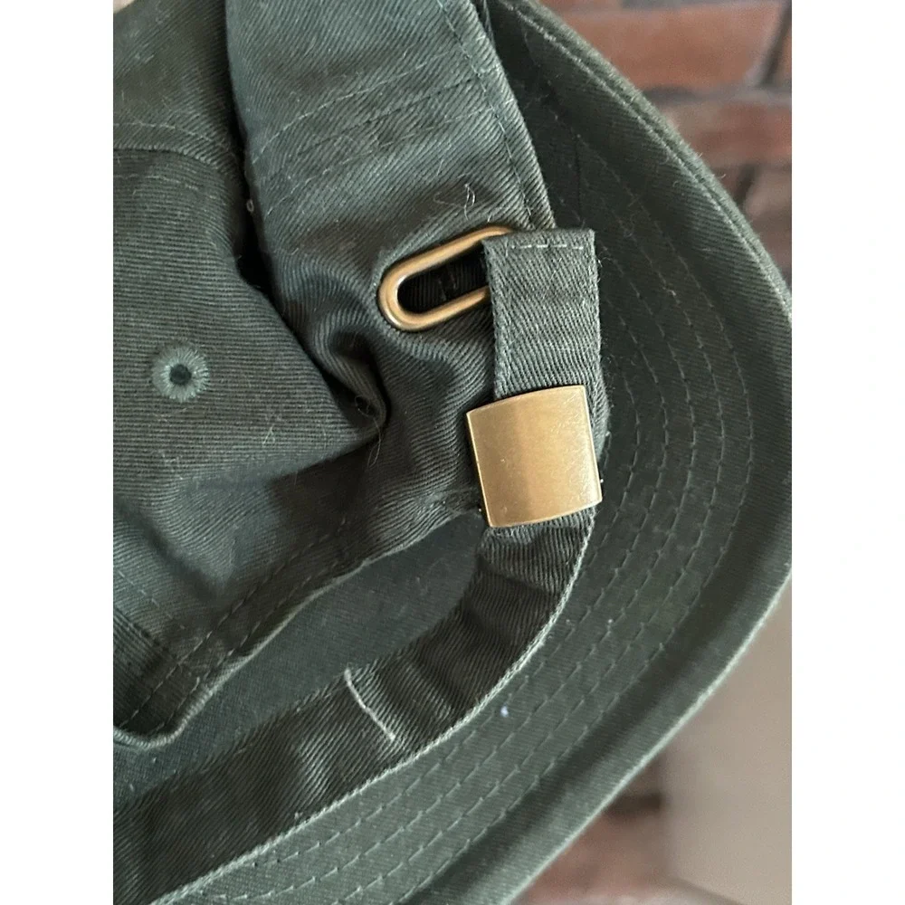 Starbucks Gelante Employee Uniform Strapback Hat / Cap Green Logo Barista